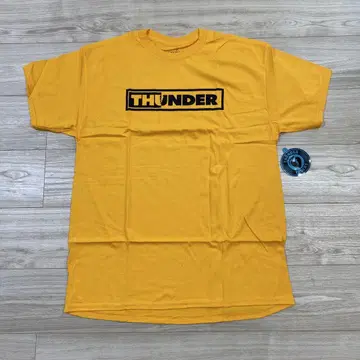새상품 thunder trucks 티셔츠 L 옐로우 컬러 썬더 트럭