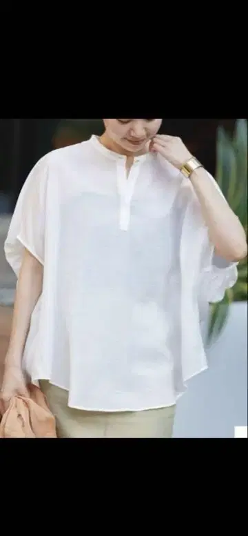 IENA 뉘앙스 돌먼 블라우스