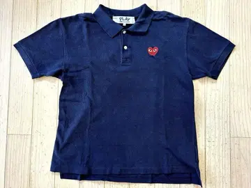 PLAY COMME des GARCONG 피케 셔츠. 네이비