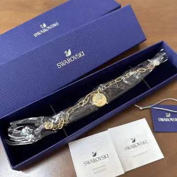 스와로브스키 THE ELEMENTS SUN 골드 팔찌