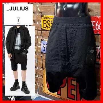 Julius 율리우스 큐프라 사루엘 크롭 팬츠 2 블랙