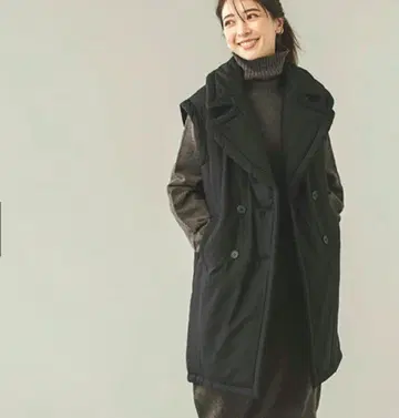 코튼 실크 두꺼운 솜 빅 칼라 베스트