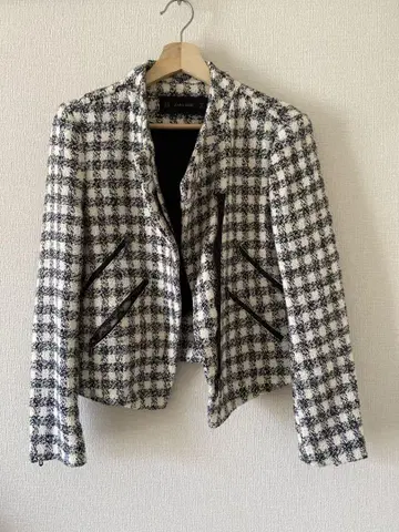ZARA 자라 트위드 자켓 아우터