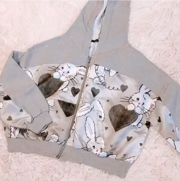 MILK bunny play 후드티