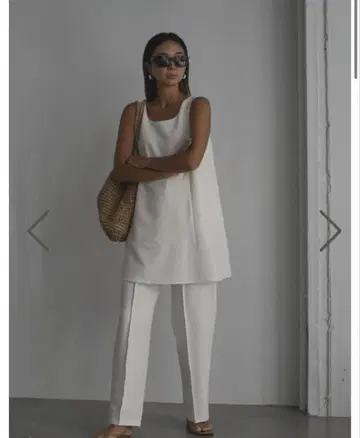 Georgette Sleeveless Set-up 미사용 새상품 택 포함