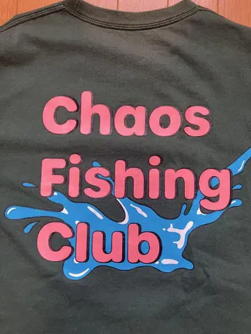 ChaosFishingClub 프린트 티셔츠 카오스 낚시 클럽