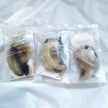 3.5인치 인형 가발 3개 세트