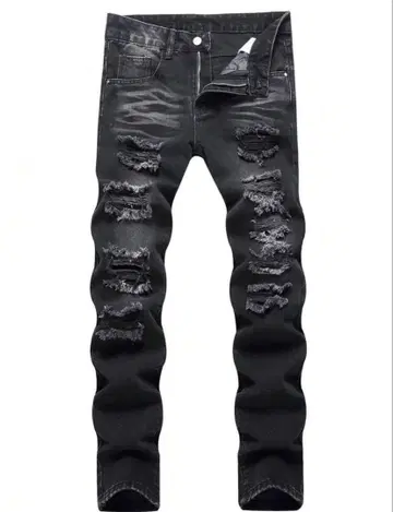 남성용 데미지 진 uk drill fashion