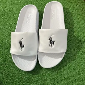 폴로 화이트 샌들