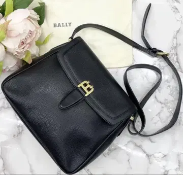 BALLY 블랙 가죽 숄더백