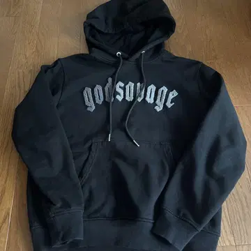 godsavage 블랙 후드티 M