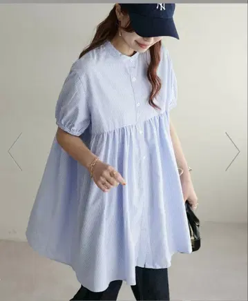 티어드 개더 튜닉