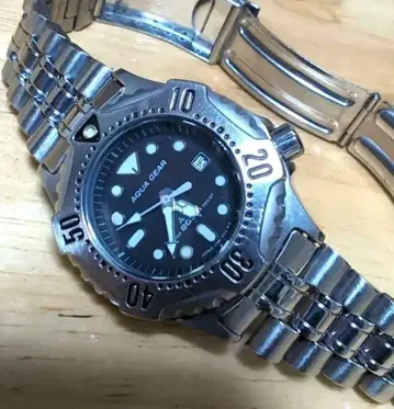 세이코 알바 AQUA GEAR v785-0010 블랙 다이얼