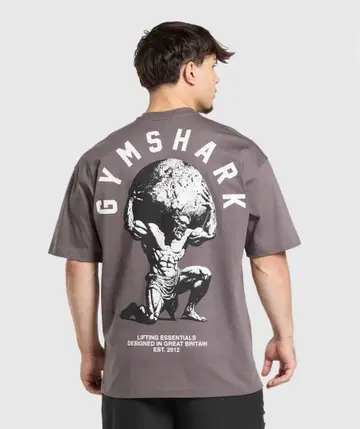 GYMSHARK 오버 사이즈 티셔츠