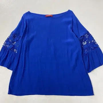 CORSO ROSSO 이탈리아제 소매 레이스 보트넥 풀오버