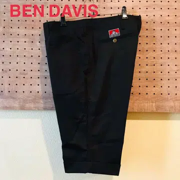 BEN DAVIS 블랙 숏 팬츠