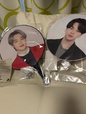 BTS 지민 부채 세트