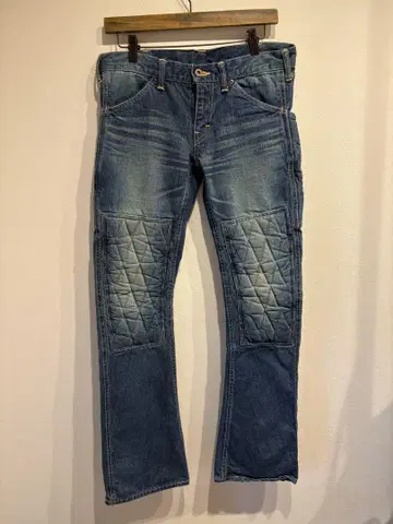 SOFT WEAR SRL 퀼팅 패딩 바이커 데님 소프트웨어