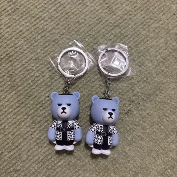 BIGBANG 곰 캐릭터 키링 2개 세트
