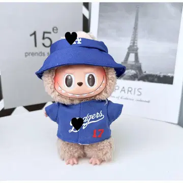 LABUBU 옷 갈아입기 의류 블루 2개 세트 코스튬 의류 POPMART