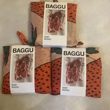 BAGGU BABY BAGGU 스트로베리 패턴 3개