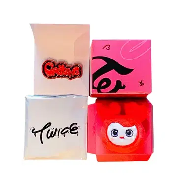 TWICE THIS IS FOR 반지 핑 배치 2개 세트 채영