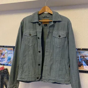 GAP 그레이 버튼 자켓 M 사이즈,