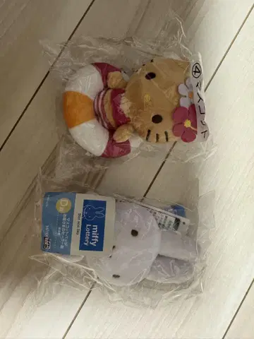 헬로키티 & 미피 봉제 인형 세트