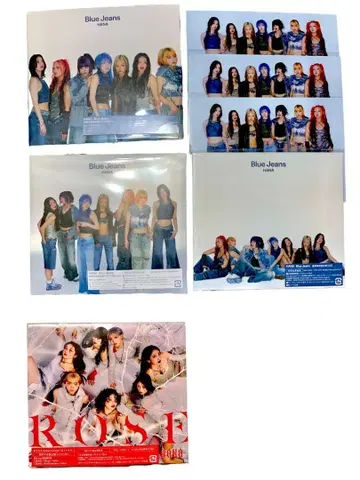 HANA ROSE Blue Jeans CD 묶음 판매