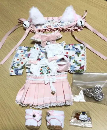 옷 갈아입기 봉제 인형 20cm(미사용) 의류 기모노