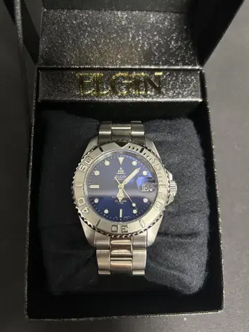 ELGIN 자동 감기 손목시계 FK-1389N-SL