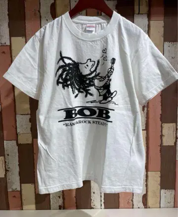 피넛 패러디 밥 말리 티셔츠 WHT XL