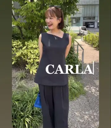 CARLA 린넨 느낌의 슬리브리스 튜닉