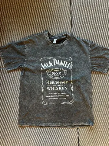 Jack Daniel's 그래픽 티셔츠 다크 그레이