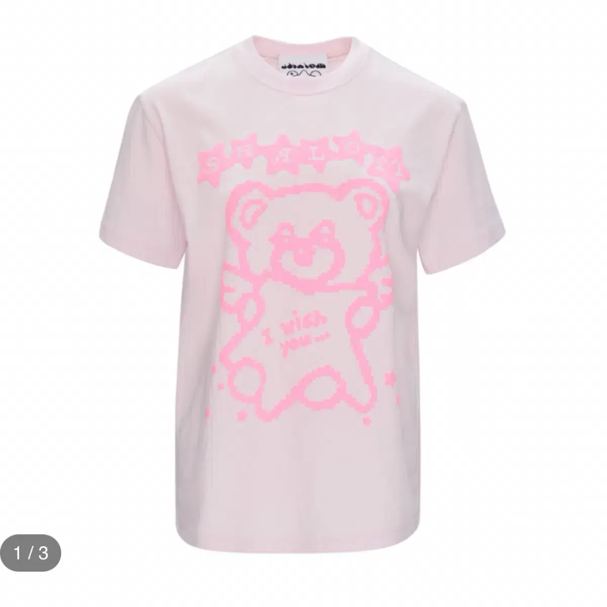 【SHALOM x NCT Wish】 I WISH YOU TEE - UNISEX ♥2Color Shalom x NCTWISH I Wish You T-Shirt White Silver Bear M Size