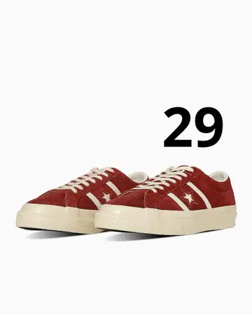 29cm CONVERSE STAR&BARS SUEDE RED 컨버스