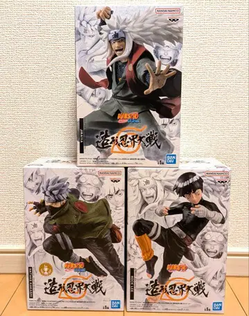 NARUTO 나루토 조형 닌자 대전 지라이야 카카시 Lee 3개 세트