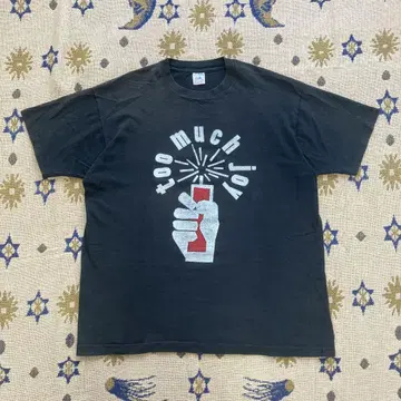 90's USA제 too much joy 밴딩 티셔츠 MUTINY