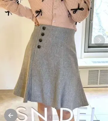 SNIDEL 하이 웨스트 스커트 숏 팬츠
