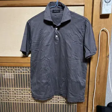 BARNEYS NEW YORK 그레이 피케 셔츠