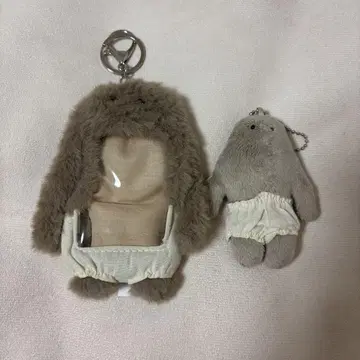 OPANTSUKUN 오판쯔쿤 패스 케이스 봉제 인형 스트랩 세트