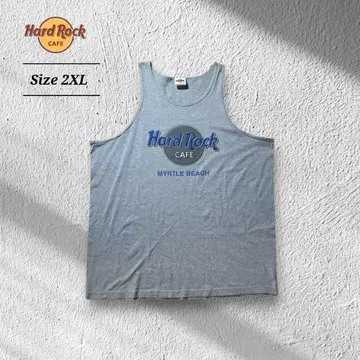 HardRockCAFE 하드 록 카페 머틀 비치 탱크 탑 슬리브리스