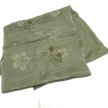 C186 순수 실크 여름용 명주 오비야기 새상품급 기모노