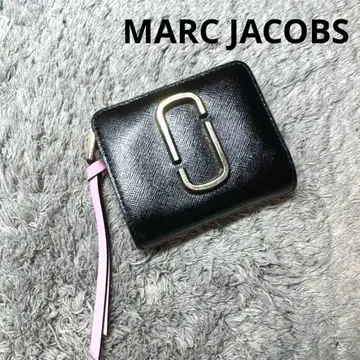 마크제이콥스 MARC JACOBS 접이식 지갑 가죽 골드 금장 장식