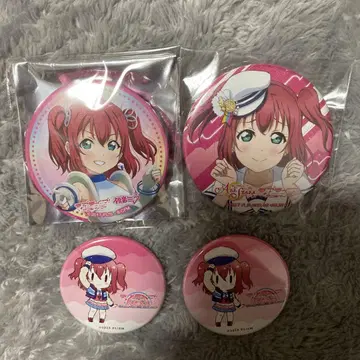 러브 라이브! 선샤인!! Aqours 쿠로사와 루비 캔뱃지