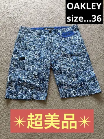 오클리 남성용 골프 의류 하프 팬츠 36 XL LL 블루