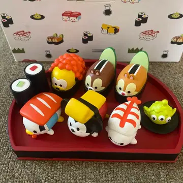 디즈니 스토어 쯔무쯔무 스시 피규어 세트