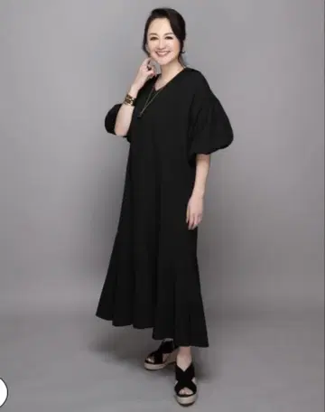 Anne Coquine 2WAY 첫눈에 반한 롱 원피스 베이지 M