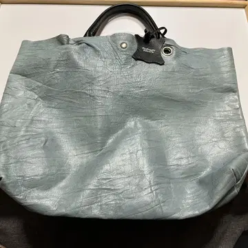 Biabaggio 토트백 라이트 블루 가죽 유니섹스