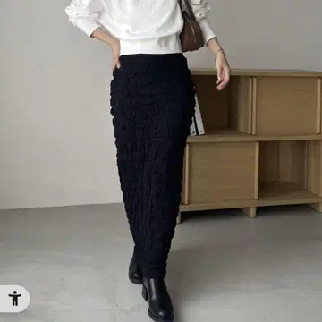 CAPRICIEUX LE'MAGE 부푼 자카드 스커트